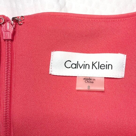 CALVIN KLEIN Side ruched dress - Picture 9 of 9